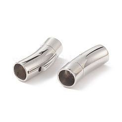 Tarnish Resistant 304 Stainless Steel Bayonet Clasps&nbsp;STAS-I013-8mm