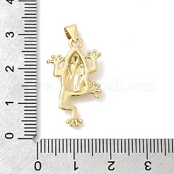 Frog Charms Brass Pendants&nbsp;KK-H529-48G