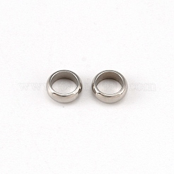 304 Stainless Steel Crimp Beads&nbsp;STAS-WH0029-06C-01