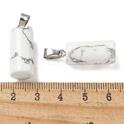 Natural Howlite Pendants&nbsp;G-B127-17P-05