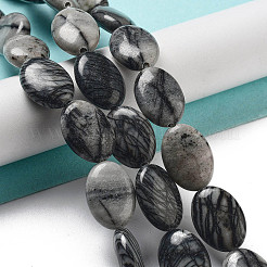 Natural Netstone Beads Strands&nbsp;G-P528-M13-01