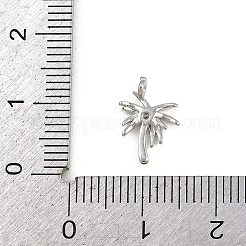 Brass Micro Pave Cubic Zirconia Pendants&nbsp;KK-A269-46P