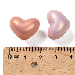 UV Plating & Spray Painted Opaque Acrylic Beads&nbsp;OACR-G047-04