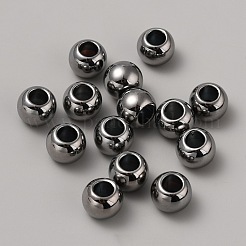 CCB Plastic European Beads&nbsp;CCB-TAC0004-01E-B