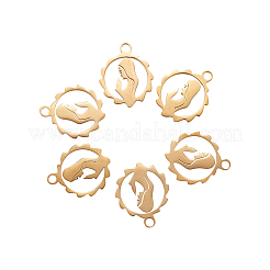 304 Stainless Steel Pendants&nbsp;LS-STAS-CJC0001-01G