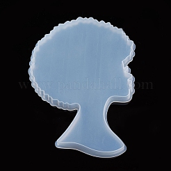Afro Female Silhouette Silicone Resin Statue Molds&nbsp;LS-DIY-L021-69