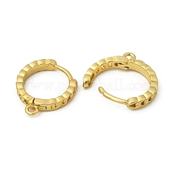 Brass Hoop Earring Findings&nbsp;KK-Z154-14G