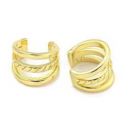 Brass Cuff Earrings&nbsp;EJEW-C104-027G