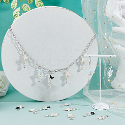 16Pcs 4 Colors Alloy Resin Pendants&nbsp;FIND-DC0008-09