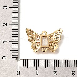 Brass Micro Pave Cubic Zirconia Pendants&nbsp;KK-M301-02G