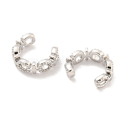 Female Symbol Rack Plating Brass Cuff Earrings for Women Men&nbsp;EJEW-Q803-01P