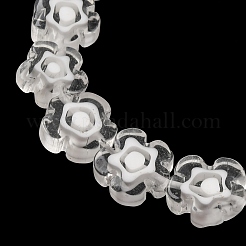 Handmade Millefiori Lampwork Beads Strands&nbsp;LAMP-G164-03P