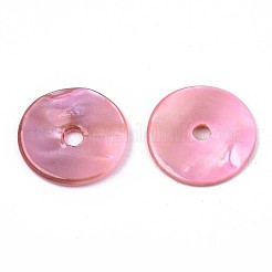 Spray Painted Natural Freshwater Shell Beads&nbsp;SHEL-S276-107