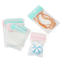24Pcs 6 Styles Rectangle Transparent EVA Zip Top Gift Bags&nbsp;OPP-TADJ0001-08