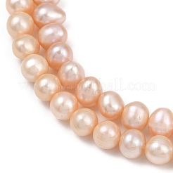 Natural Cultured Freshwater Pearl Beads Strands&nbsp;PEAR-I007-07X-03B