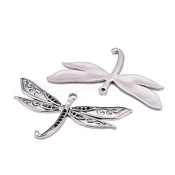 Dragonfly Alloy Pendant Rhinestone Settings&nbsp;PALLOY-A11-3641-AS-FF