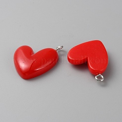 Opaque Resin Pendants&nbsp;LS-FIND-WH0152-330B-03
