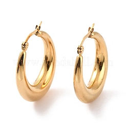 PVD Vacuum Plating 304 Stainless Steel Chunky Hoop Earrings for Women&nbsp;EJEW-F280-06D-G