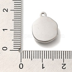 Anti-Tarnish 304 Stainless Steel Pendants&nbsp;STAS-P371-021P-01