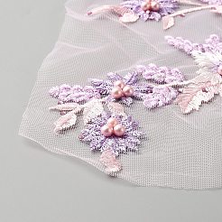 3D Flower Pattern Rayon Embroidery Ornament Accessories&nbsp;DIY-WH0399-52A