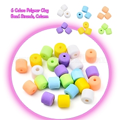 6 Colors Polymer Clay Bead Strands&nbsp;CLAY-YW0001-18