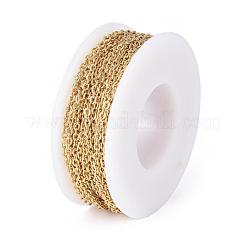 Ion Plating(IP) 304 Stainless Steel Cable Chains&nbsp;CHS-H001-2mm-15G