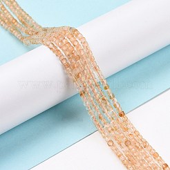 Heated Natural Citrine Beads Strands&nbsp;G-C009-B23