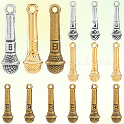 60Pcs 3 Colors Tibetan Style Alloy Pendants&nbsp;FIND-SC0016-32