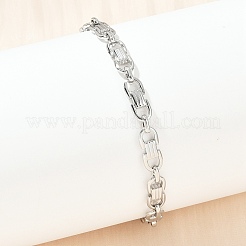 304 Stainless Steel Chain Bracelets for Women Men&nbsp;BJEW-Z143-28P