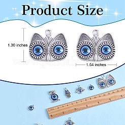 25Pcs 5 Style Alloy Enamel Pendants&nbsp;FIND-SZ0002-88