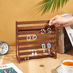 1Pc 8-slat Wood Earring Displays&nbsp;EDIS-HY0001-15