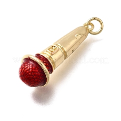 Brass Enamel Pendants&nbsp;X1-KK-Z125-14G-04