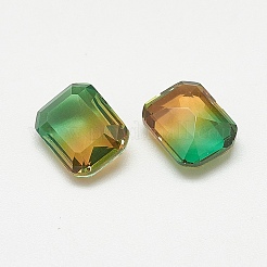 Pointed Back Glass Rhinestone Cabochons&nbsp;RGLA-T079-6x8-002TO