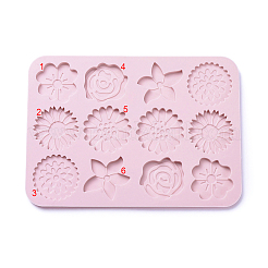 Flower Food Grade Silicone Molds&nbsp;DIY-F044-11