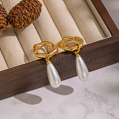 304 Stainless Steel Dangle Stud Earrings&nbsp;DL5140