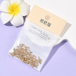 SHEGRACE Brass Pave Cubic Zirconia Star Connector Charms&nbsp;XGRQ2O602-441A-G