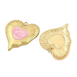 304 Stainless Steel with Enamel Pendants&nbsp;STAS-Z166-17G-01