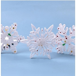 Christmas DIY Snowflake Silicone Pendant Molds&nbsp;LS-DIY-P006-31