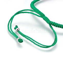 Nylon Cord Braided Bead Bracelets Making&nbsp;BJEW-F360-FP13