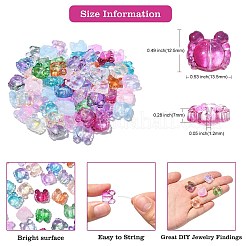 100Pcs Transparent Normal Glass Beads&nbsp;GLAA-CJ0001-80