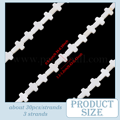3 Strands Natural Sea Shell Beads Strands&nbsp;SSHEL-ME0001-08