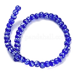 Handmade Lampwork Beads Strands&nbsp;LAMP-H071-01A-01