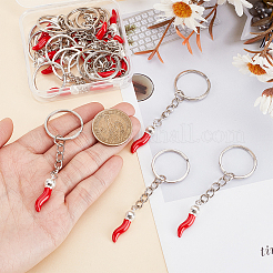 20Pcs Alloy Enamel Keychain&nbsp;KEYC-HY00022