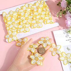 Flower Polyester Lace Trim Ribbon&nbsp;OCOR-WH20003-03A-04