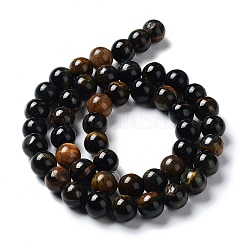Natural Tiger Eye Dyed Beads Strands&nbsp;G-B046-06