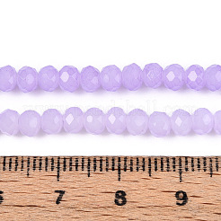Baking Paint Imitation Jade Glass Bead Strands&nbsp;LS-DGLA-A034-J2MM-A50