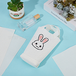 PVC & Polyester Cross-stitch Cloth&nbsp;DIY-WH0010-51B