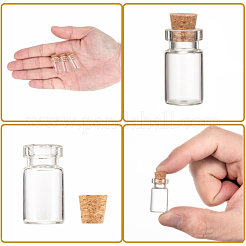 Glass Wishing Bottle Bead Containers&nbsp;X-CON-Q014