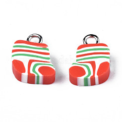 Handmade Polymer Clay Charms&nbsp;CLAY-S096-022