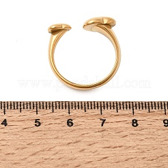 304 Stainless Steel Cuff Open Rings&nbsp;SA-CBA90C5-03A-G